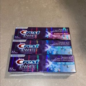 Crest 3D white toothpaste bundle